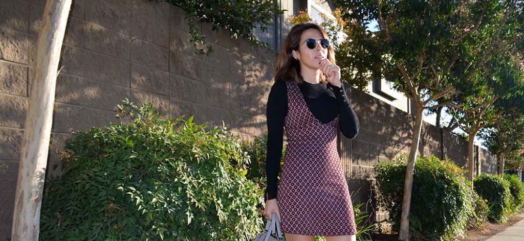 Karla Vargas, Fall Style, Stylist, Fall Style, San Francisco Blogger, Bay Area blogger, blog, blogger de moda, Michael Kors bag, San jose style blogger, blog de moda, mexican blogger, Style Blogger, Preppy dress, black blouse, Bay Area style blogger, blog, Bay Area Blogger, Mexican, Ray Ban Glosses, How to wear a preppy dress