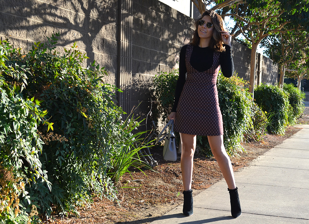 Black dress store with booties