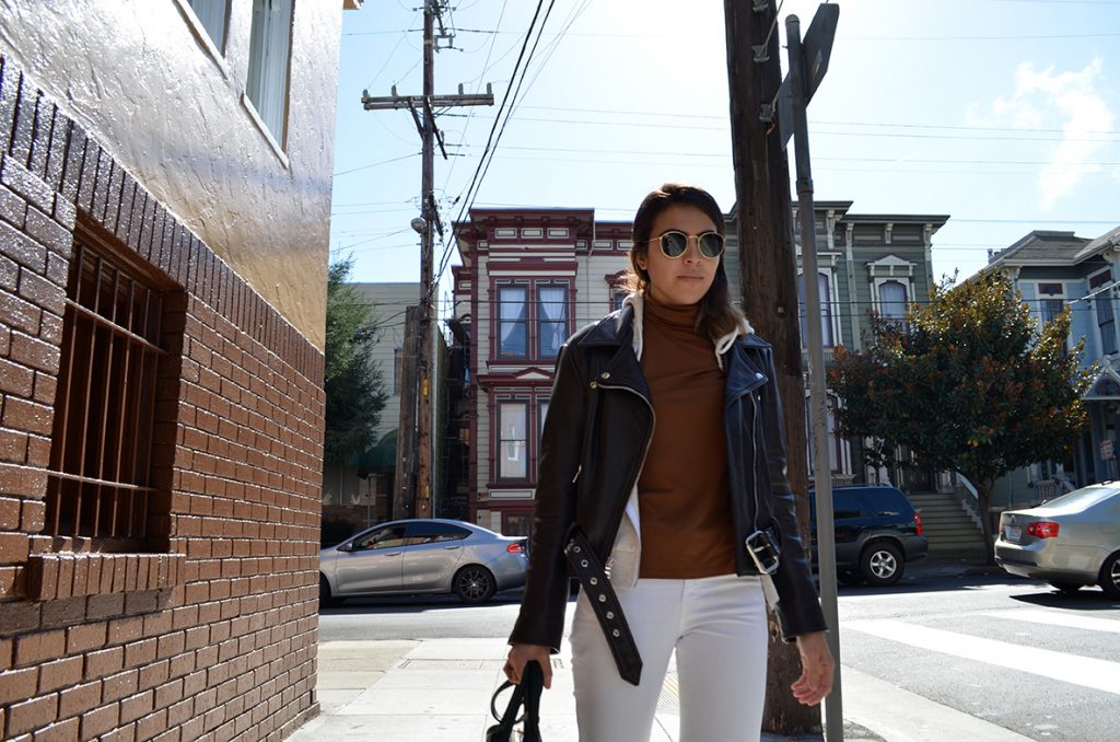 Sunday Funday-Leather-jacket-San-Francisco-Style-KarlaVargas-Style-Sfstreetstyle-Fallstyle-fall2016-falllook-whitejeans