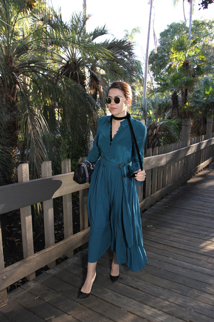 KarlaVargas-GreenDress-SanDiego-BalboaPark-WhatToWear