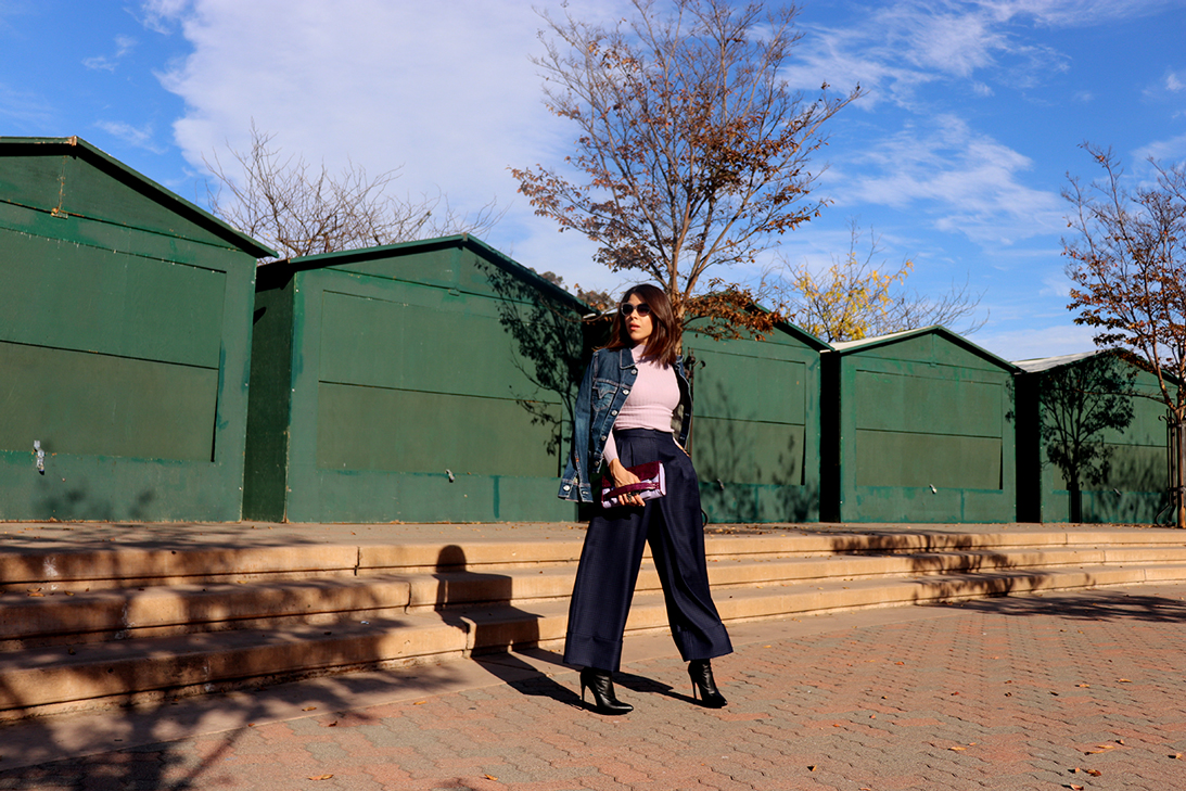 PurpleTop-BluePants-BlueCullottes-purpleclutch-KarlaVargas-FallStyle-SanDiegoStyle-SanDiegoStyleBlogger-Balboa-Balboapark