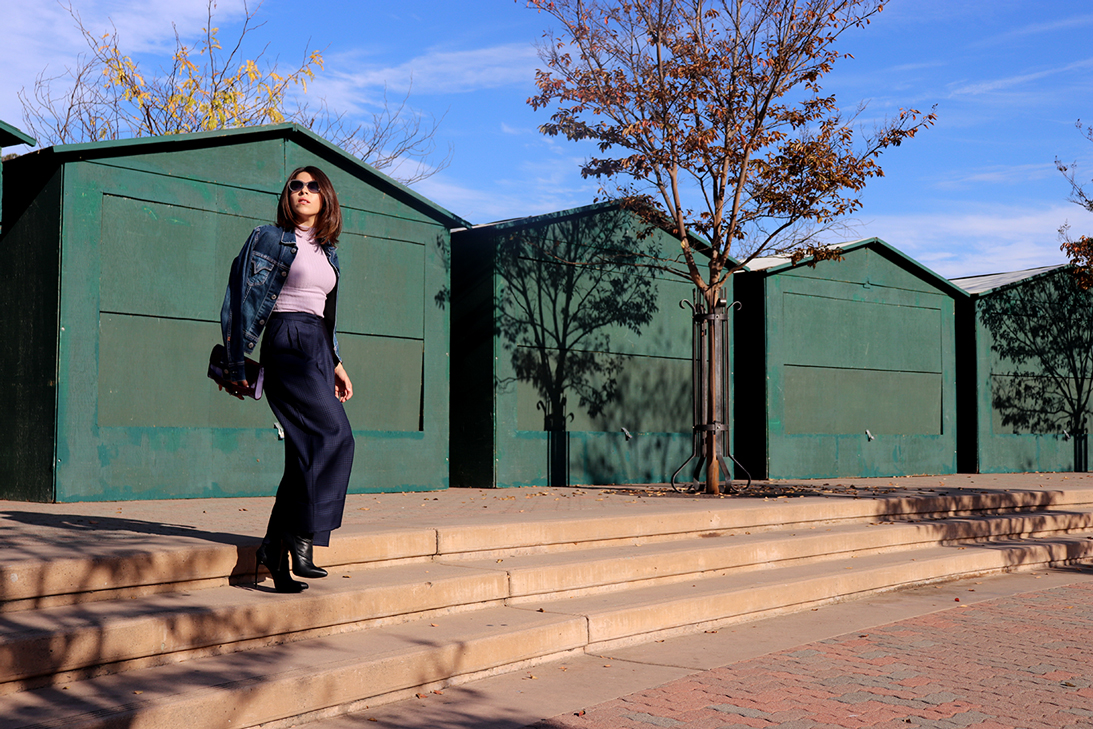 PurpleTop-BluePants-BlueCullottes-purpleclutch-KarlaVargas-FallStyle-SanDiegoStyle-SanDiegoStyleBlogger-Balboa-Balboapark