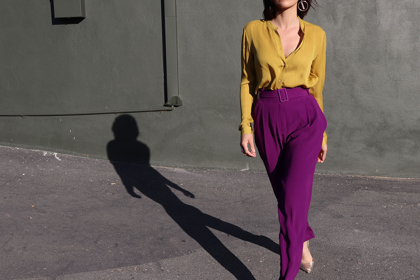 How to Style Purple Pants1 of 4 ways - My Stylosophy