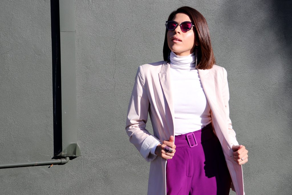 How to Style Purple Pants…2 of 4 ways - My Stylosophy