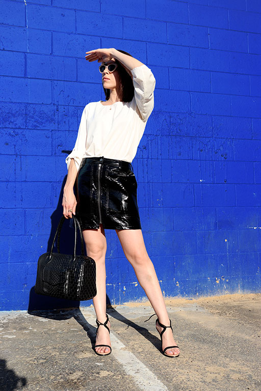 Vinyl skirt outlet trend