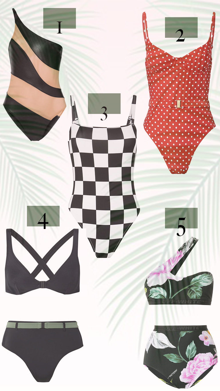This high-cut leg swimwear was a win win